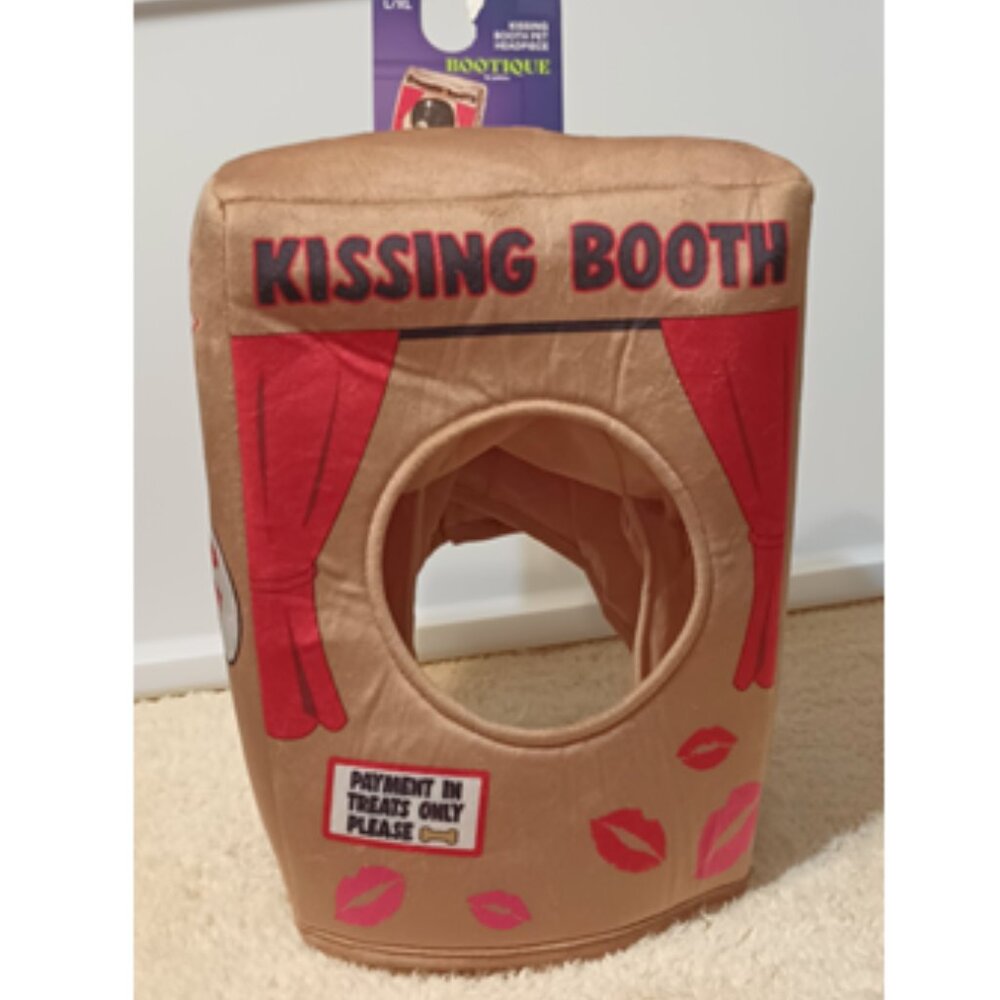 HARD TO FIND!!! NWT ~ Bootique Kissing Booth Pet Costume Headpiece Large/X-Large - Picture 7 of 13
